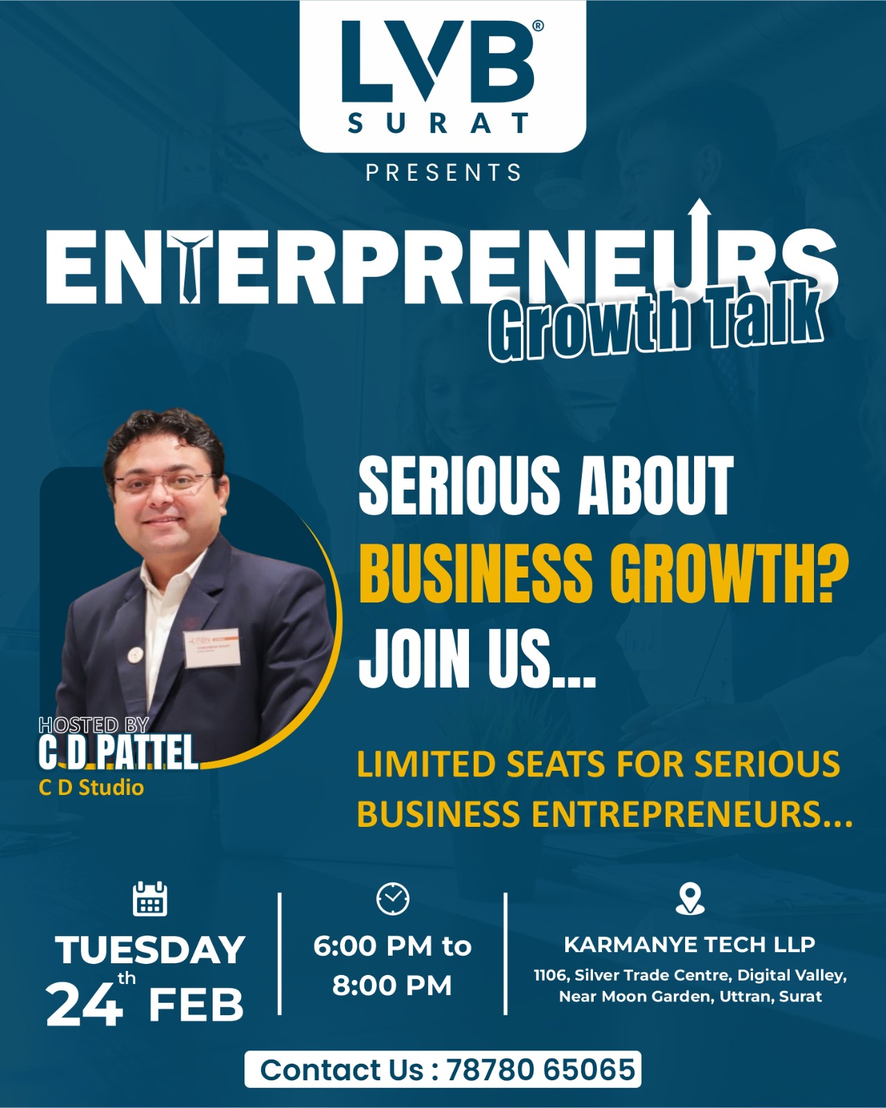 Entrepreneurs Growth Talk Flyer